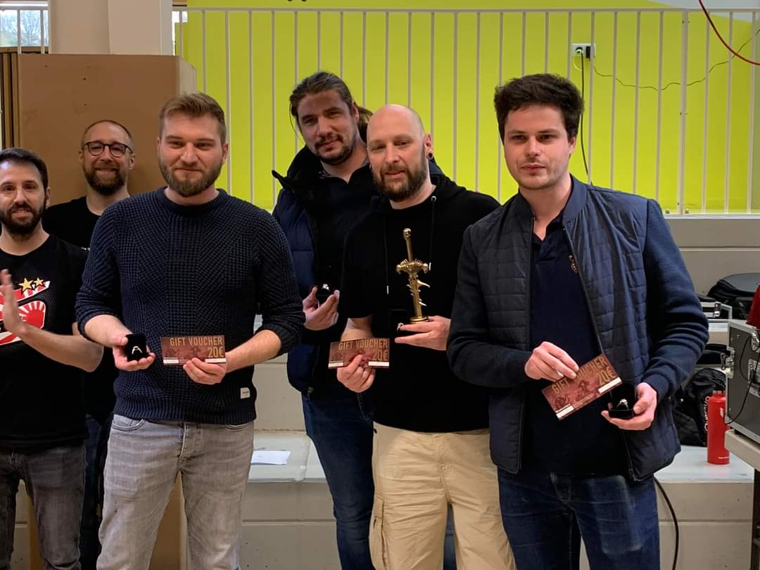 Great weekend for the members of our team!
Jordan and Robin took out the Megabash team tournament (26 teams!) in France alongside 2 other Belgian players.
<a href="/JuJuAgeofSigmar/">JuJu</a> on the other side won Les Anciens Ducs, a 26 player tournament in France.
Congratulations to them!