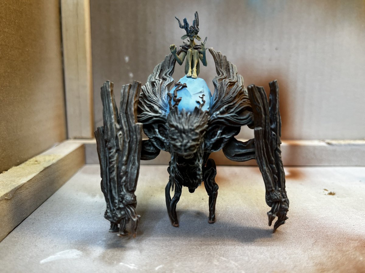 Savamundo's tweet photo. Putting these two on a base today (and tomorrow)! #craftingdm #ttrpg #terrain #dndminiatures #dnddad #fey #dungeonsanddragons #wip https://t.co/UaZJNz6tK5