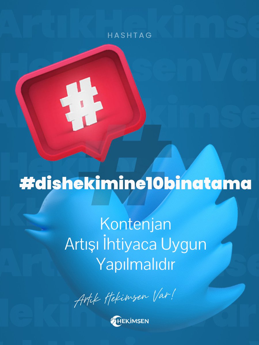 Diş Hekimlerinin MHRS randevularının sıklığında yaşanan problemlerin çözümlerinden biri de kamuya Diş Hekimi atamasının yapılmasıdır.
#dishekimine10binatama