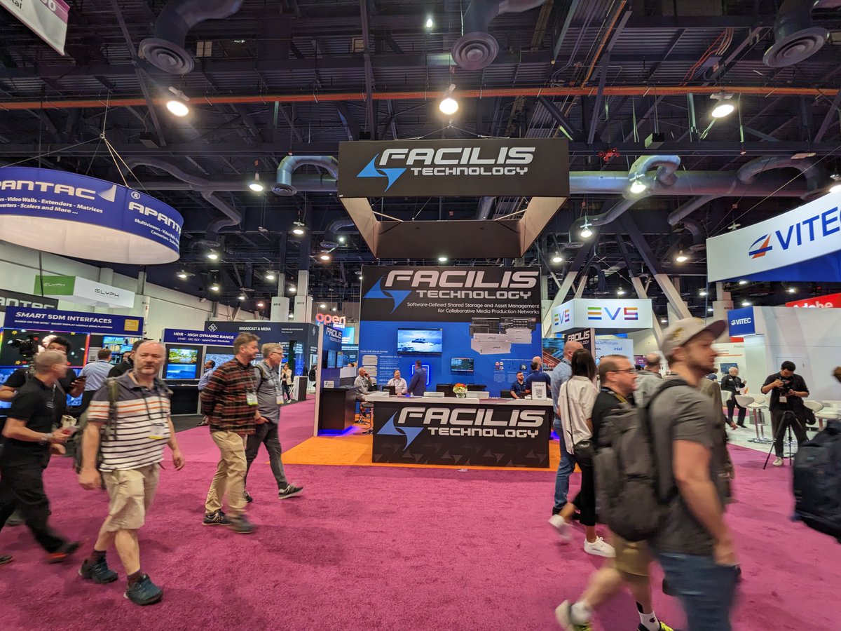 Facilis's tweet photo. Stop by today during @NABShow 2023 in the North Hall &amp; Central Lobby at Booth #N2138 for a #SharedStorage demo! https://t.co/ZZBaUc2jqj #FacilisTechnology #SharedStroage #PostProduction https://t.co/Wd2rJDig84