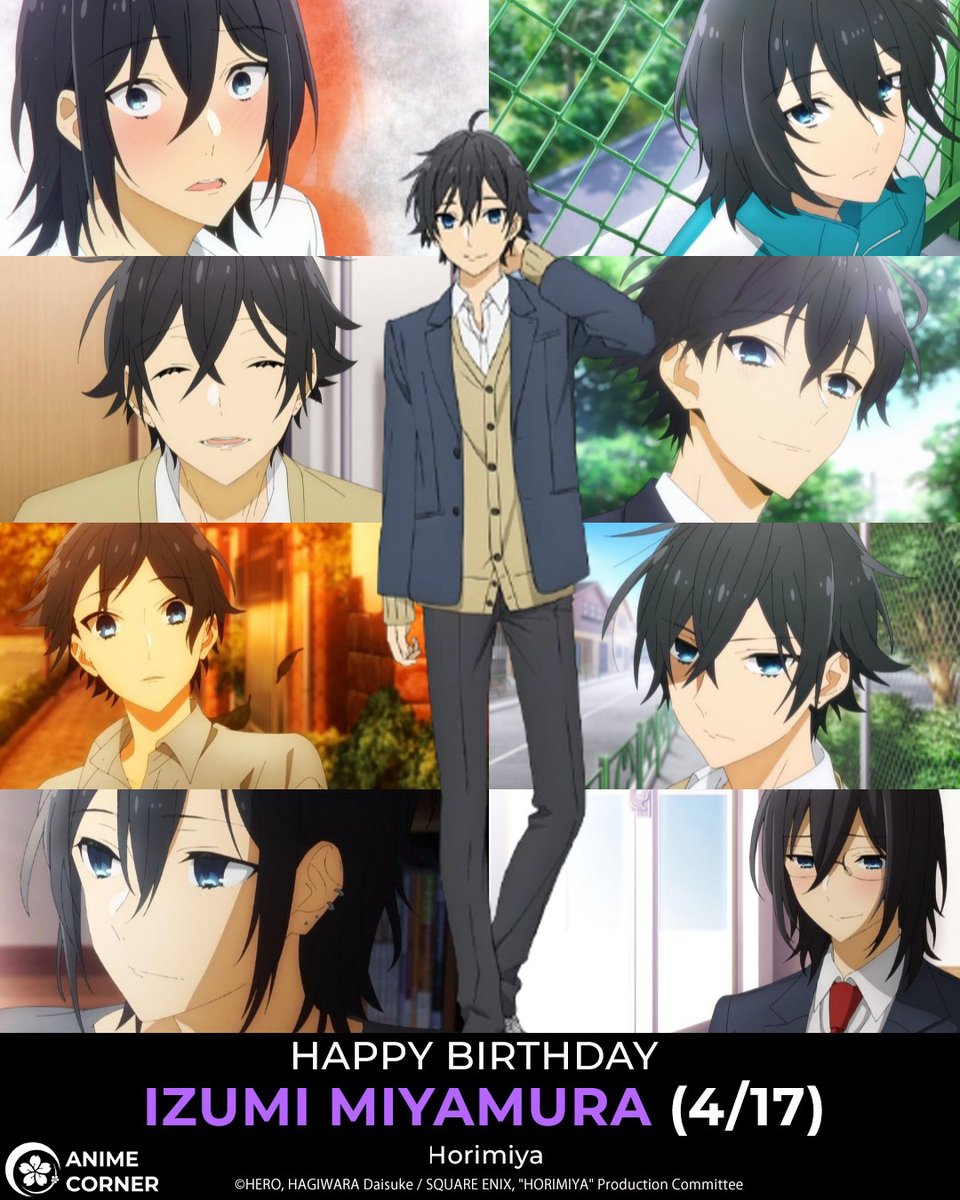 Anime Trending on X: (4/17 Japan) Happy Birthday to Izumi Miyamura!   / X