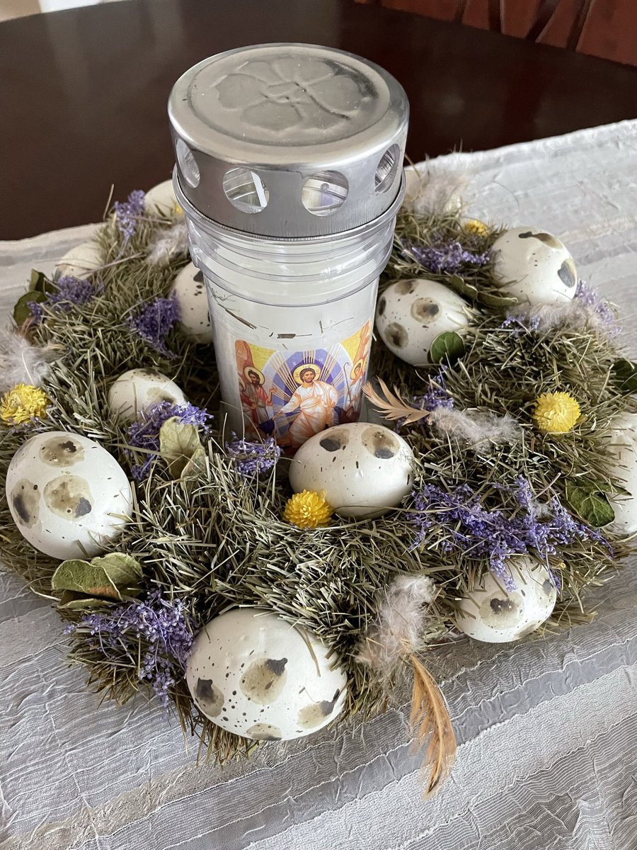MsKeliris's tweet photo. Ending half term with orthodox Easter 🐣. #ChristosAnesti to everyone celebrating. Back to work tomorrow. I’m forever grateful for family time! ❤️ #halfterm #Sunday #orthodox #GreekEaster #Greek #hehasrisen https://t.co/6xohNkAIKh