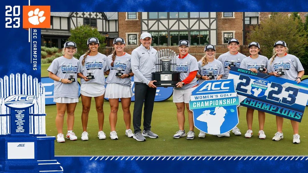 Congratulations Clemson!
2023 ACC Women's Golf CHAMPIONS ⛳️🏆