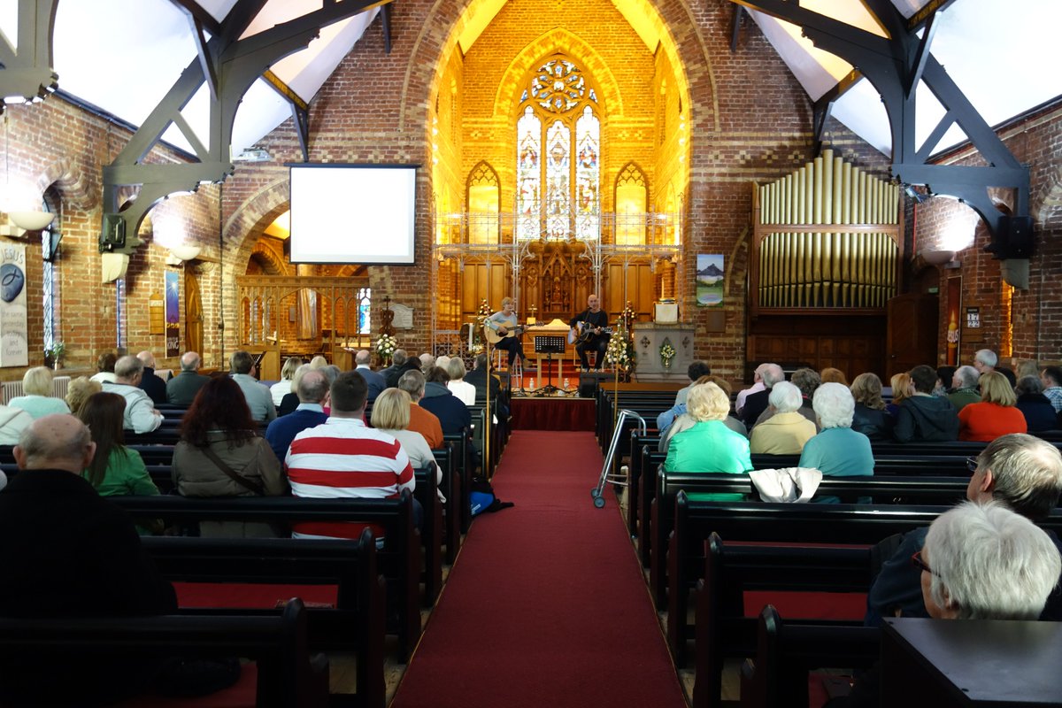 stjohnravenhead's tweet photo. On this day in 2016 - @NoelandTricia were with us at St John's Church to give a concert. https://t.co/7BWVv2yyas