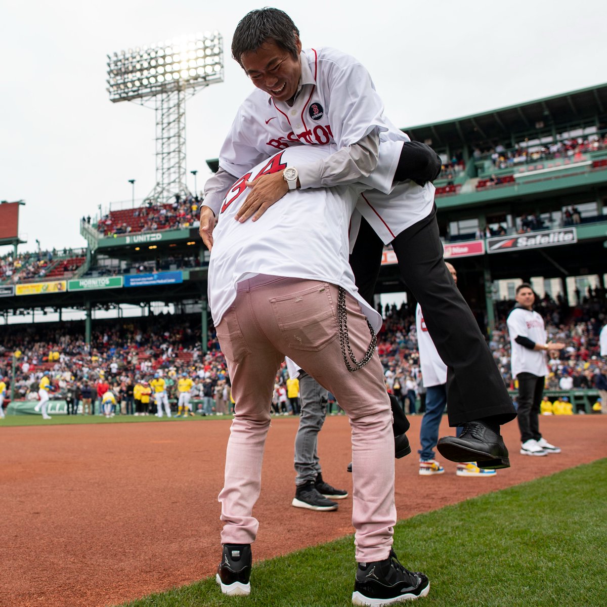 RedSox's tweet photo. Vintage Papi &amp; Koji. https://t.co/T7adxsXBG4