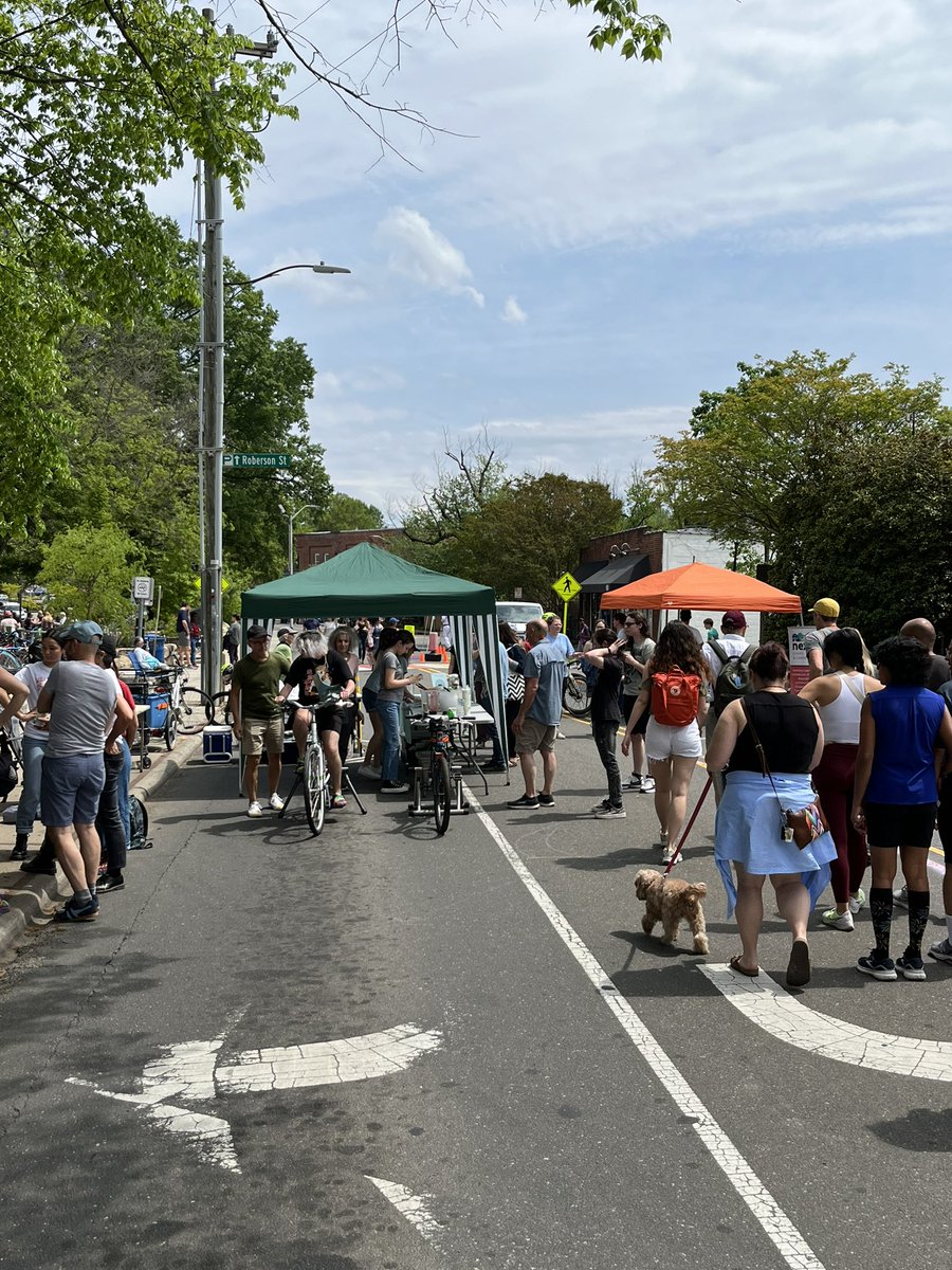 #Carrboro #OpenStreets, a vision of what many more of our streets should be.
