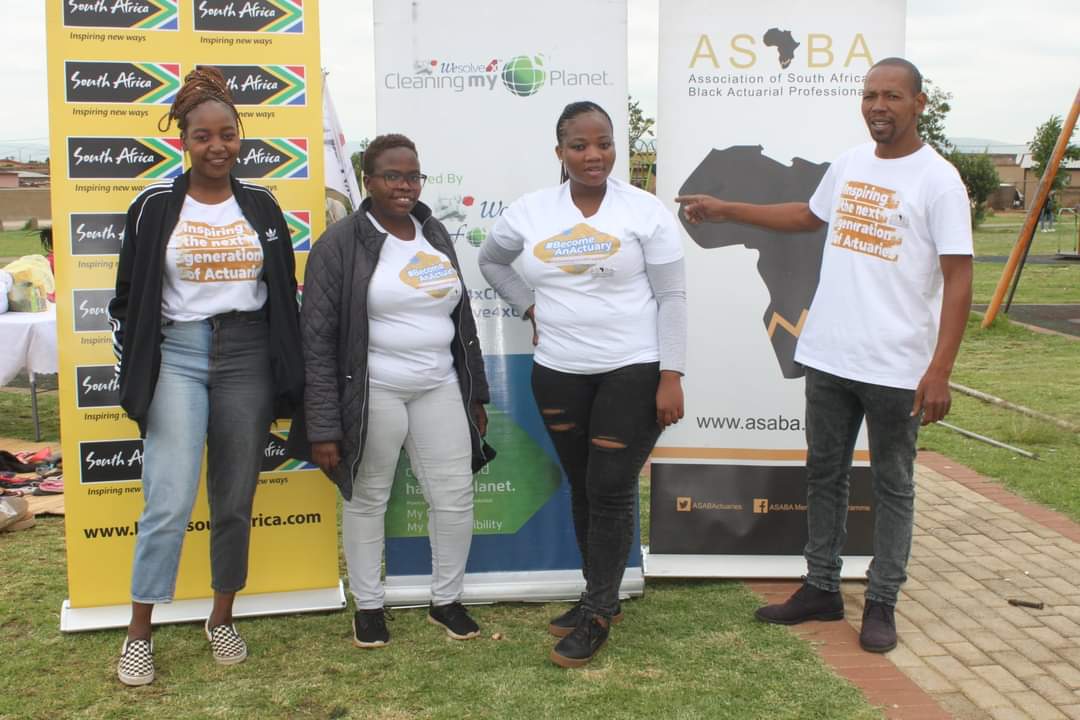 ThinkfastW's tweet photo. ASABA - Association of South African Black Actuarial Professionals &amp; WeSolve4x are deliberately and intentionally transforming the profession by inspiring the next generation of Actuaries from all walks of life and ensuring they get maths support through our maths extra classes https://t.co/0xP49y7Mim