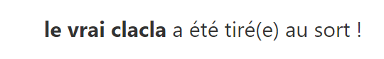 lxcile_psd's tweet photo. félicitation à @levraiclacla est notre grand gagnants !!! Viens PV queen on parle de ta récompense https://t.co/artfbei80Z