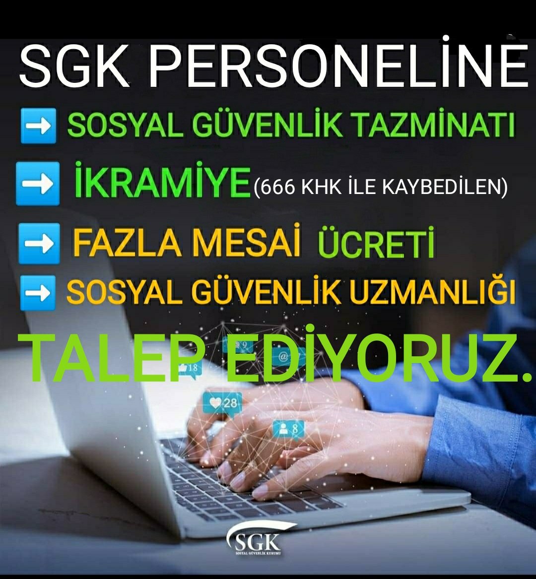 Sosyal güvenlik çalışanları Yeni hak istemiyor, 666 KHK ile elinden alınan haklarının iadesini İSTİYOR #SGKtekyürek