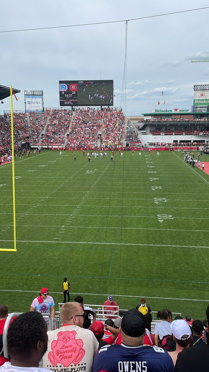 ek_mccormick's tweet photo. #Defendersplaylist play tubthumping @XFL2023 @XFLDefenders https://t.co/k2VZxYfQhW