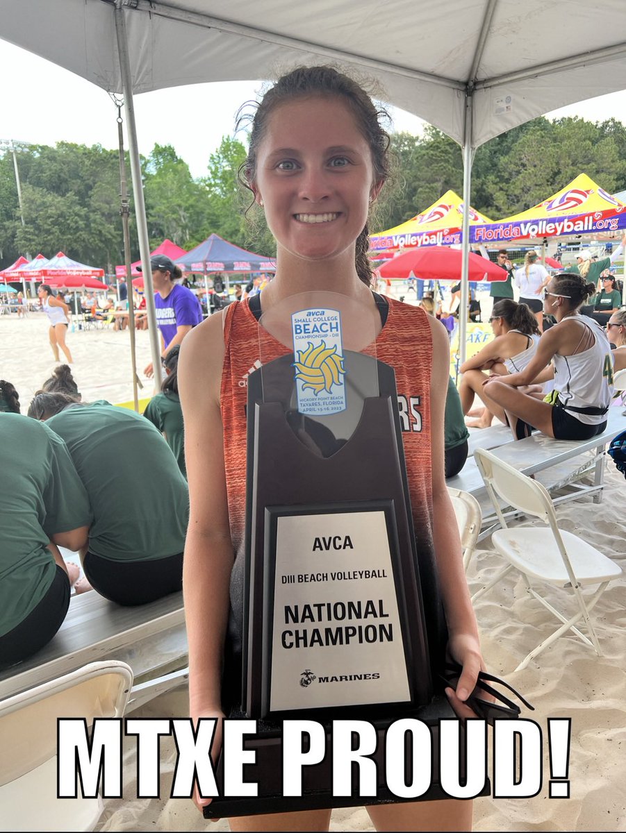 Way to go Meghan! National Champ!
First MTXE college player from Lakeside!   So so proud of you and your accomplishments!  God bless MTXE