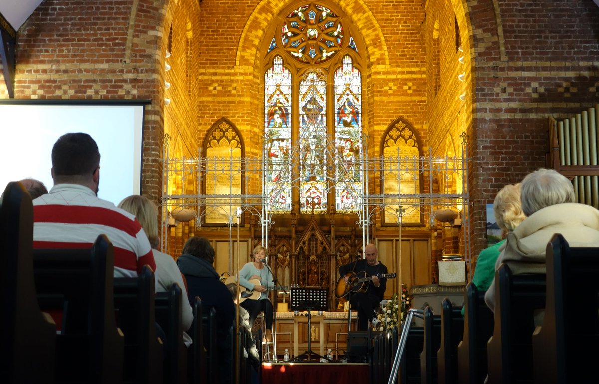 stjohnravenhead's tweet photo. On this day in 2016 - @NoelandTricia were with us at St John's Church to give a concert. https://t.co/7BWVv2yyas