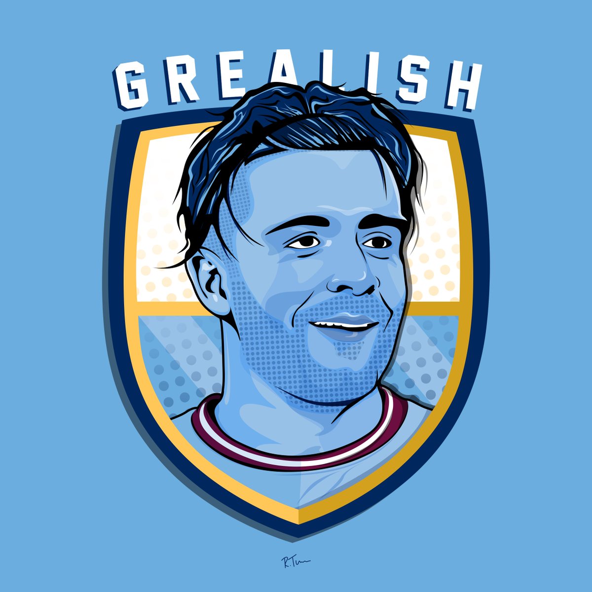 rturnerdesigns's tweet photo. Jack Grealish 🔵🌕 #MCFC https://t.co/1754eopb6F