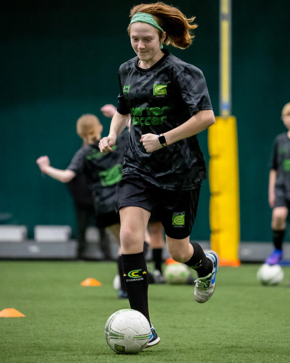 Run hard so your hair can majestically flow in the wind #Coerverkids #Alwaysgettingbetter