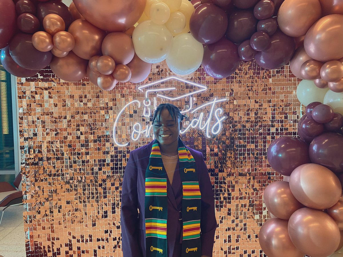 carpedamii's tweet photo. #TWUDIO @TWU_DIO this weekend I was honored with the opportunity to graduate from TWU’s Multicultural Ceremony and blessed with a traditional Kente Stole! God is good and and I thank Him because He did it AGAIN and continues to do it. Excited for May 😩🥹 https://t.co/scEsPdOR7T
