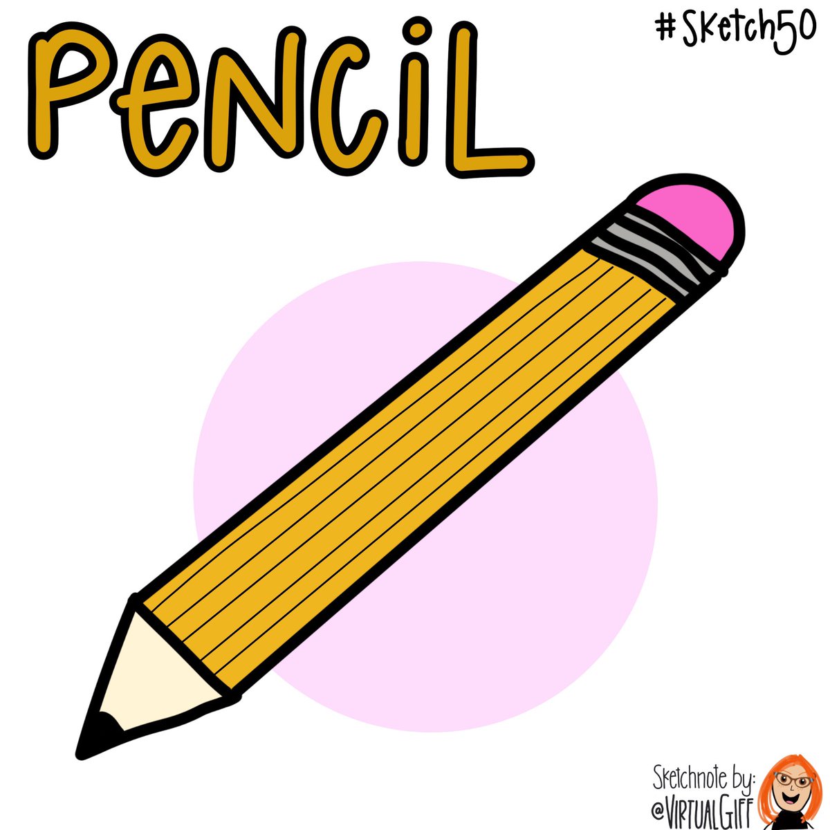 VirtualGiff's tweet image. #sketch50 Day 16. Pencil
#TodayISketchnotED