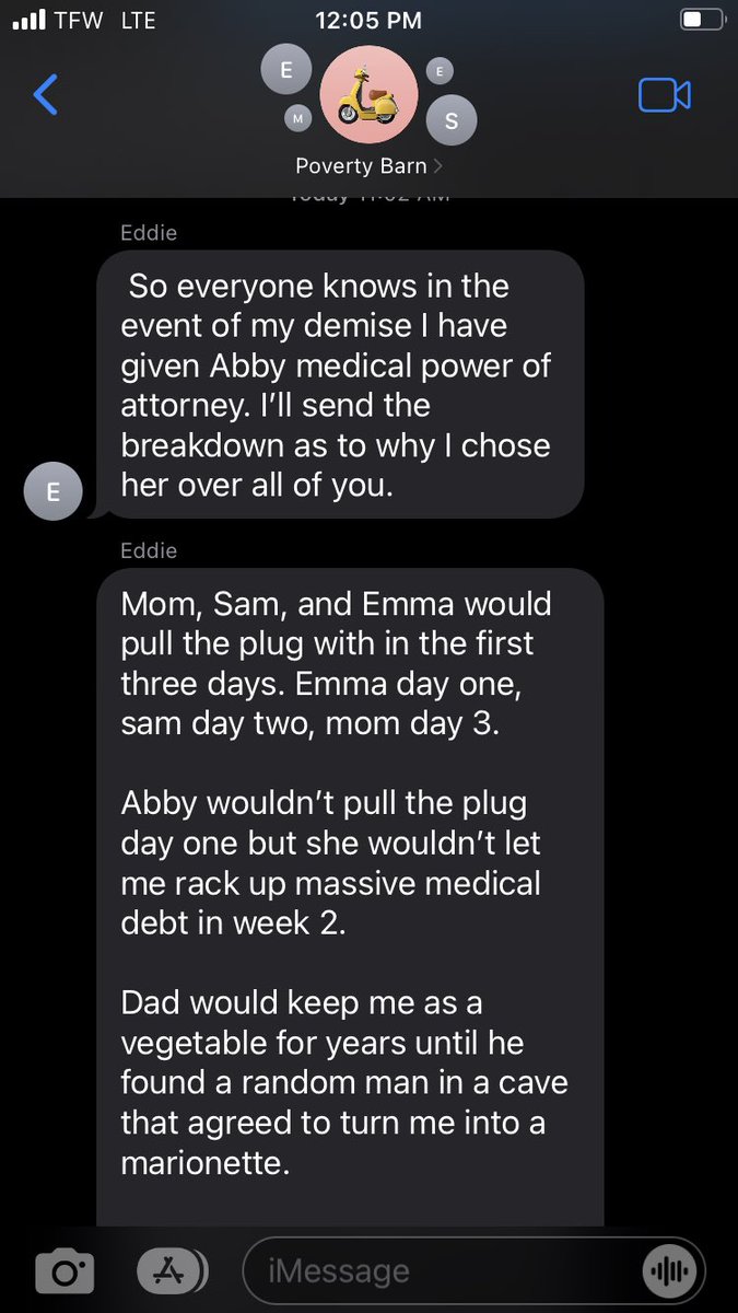 abbycyphert's tweet photo. Family group chat ❤️ https://t.co/RmYug2cl6m