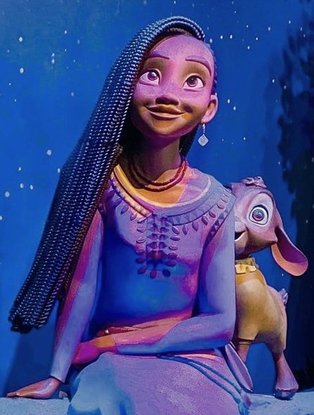 Asha, the protagonist of Disney ‘WISH’ (2023.) ❤️