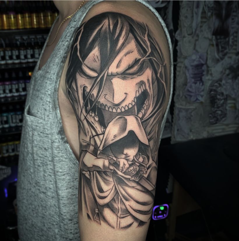 Mi primer tattoo tenía que ser de Shingeki no kyojin 🥰