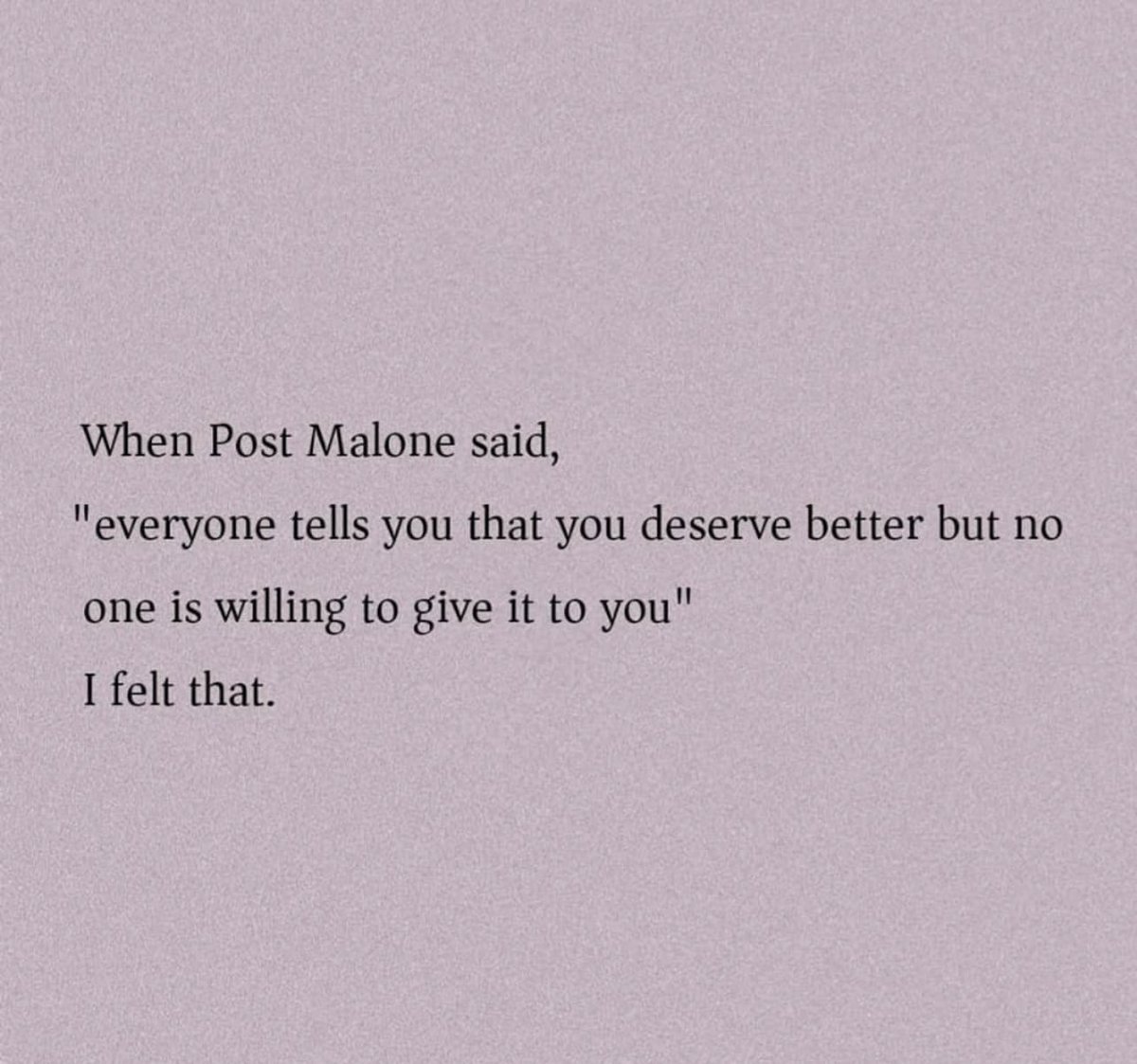 felt that.