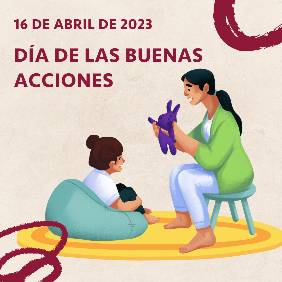 Ayudar a los demás, siempre nos convertirá en mejores personas. ¡Seamos parte de este día!
#DíaDeLasBuenasAcciones
