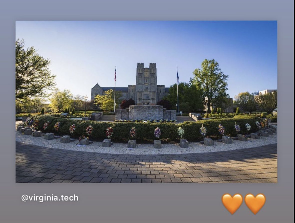 On a day of remembrance at Virginia Tech, I am proud that my niece just committed to become a Hokie in the '23 incoming class! She is joining a very special community.