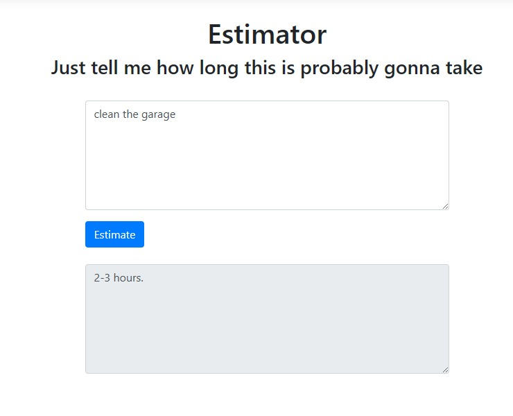 chton's tweet photo. Are you, like so many of us, utterly time blind? 

Do you often think 'boy, it sure would be nice if someone just told me how long i can expect a thing to take. Just an estimate.'

Well https://t.co/Z10fiVz4mv has you covered now. https://t.co/BsiO361N7X