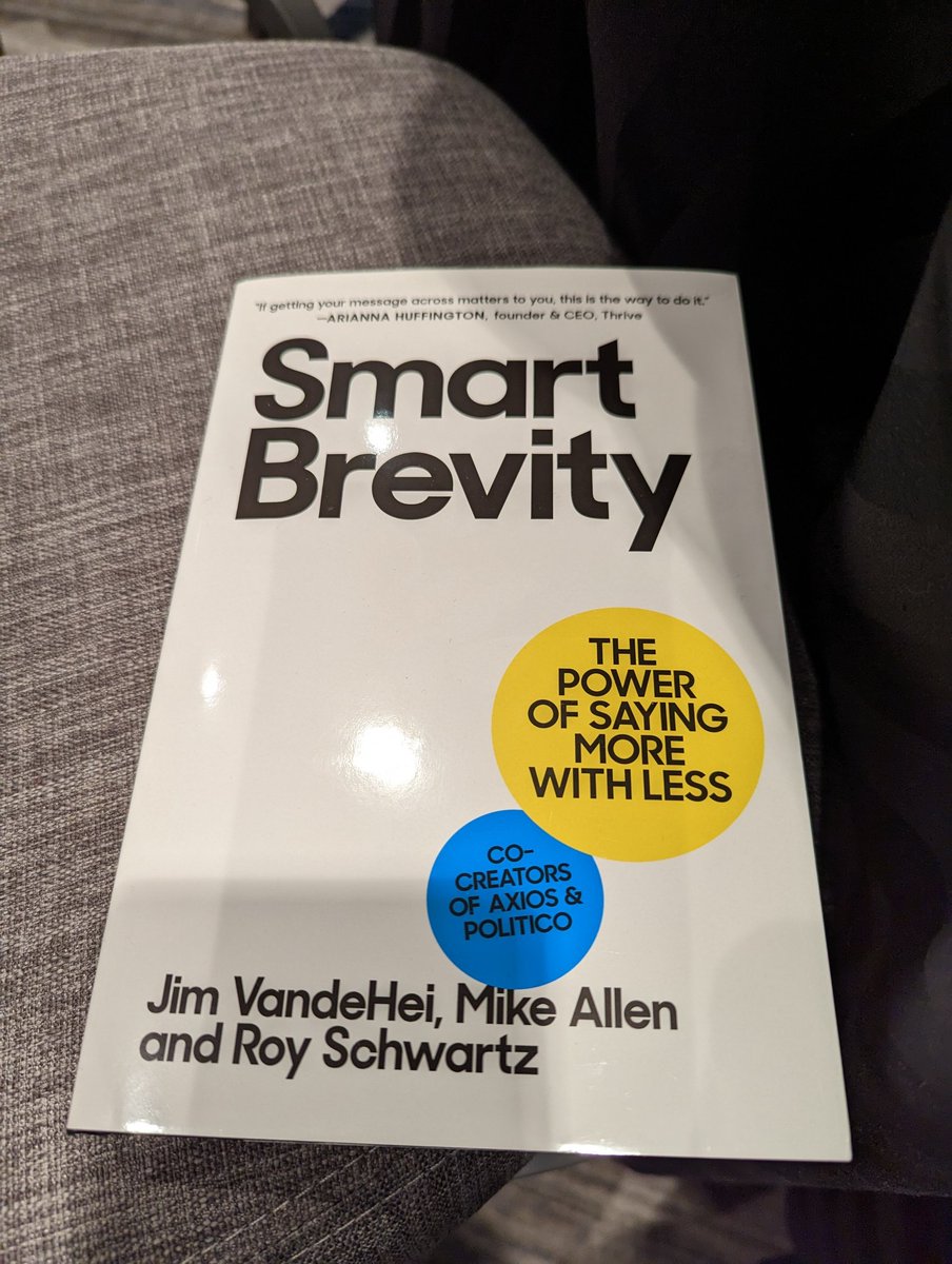 Coauthors of Smart Brevity, Jim VandeHei & Mike Allen, are the keynote dinner speakers at #ACSLAS23. Radio friends: brevity is baked into our DNA!