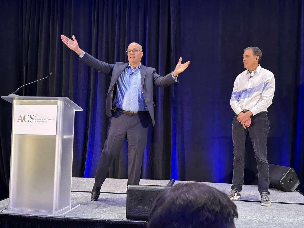 pturnermd's tweet image. The dinner that launches the Advocaxy component of the @AmCollSurgeons #ACSLAS23 is underway. We are hearing fascinating insights from @axios founders @mikeallen @JimVandeHei