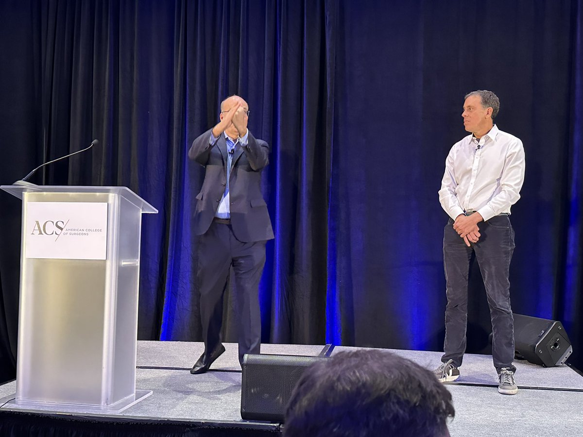 pturnermd's tweet image. The dinner that launches the Advocaxy component of the @AmCollSurgeons #ACSLAS23 is underway. We are hearing fascinating insights from @axios founders @mikeallen @JimVandeHei