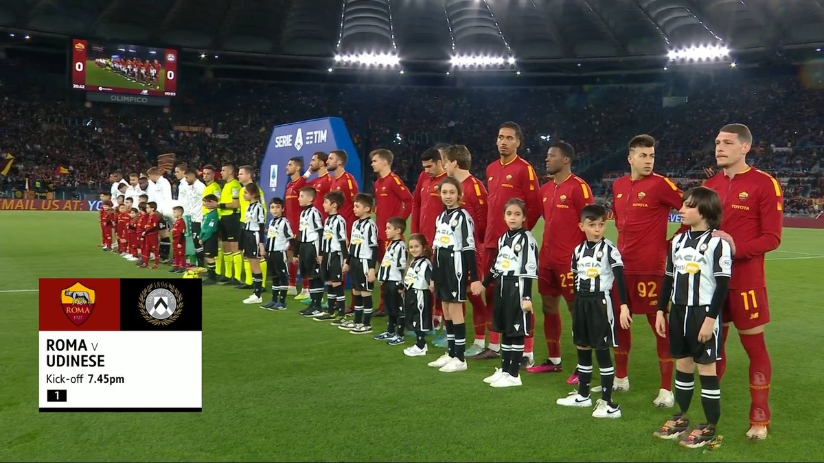 AS Roma vs Udinese Full Match Replay Serie A 2022/2023