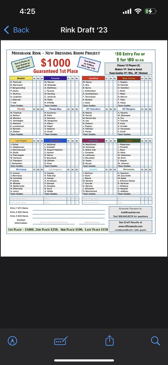 Chance to win……fill it out and see what happens 🤷🏼‍♂️