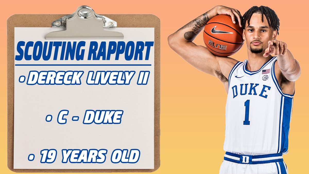 ScoutingRapport's tweet image. 📢📢📢Check out our 19th episode of #ScoutingSundays for the 2023 NBA Draft which breaks down @DukeMBB center Dereck Lively II's freshman season as well as his NBA potential! #NBADraft

youtu.be/Y_Wk2FwYODU