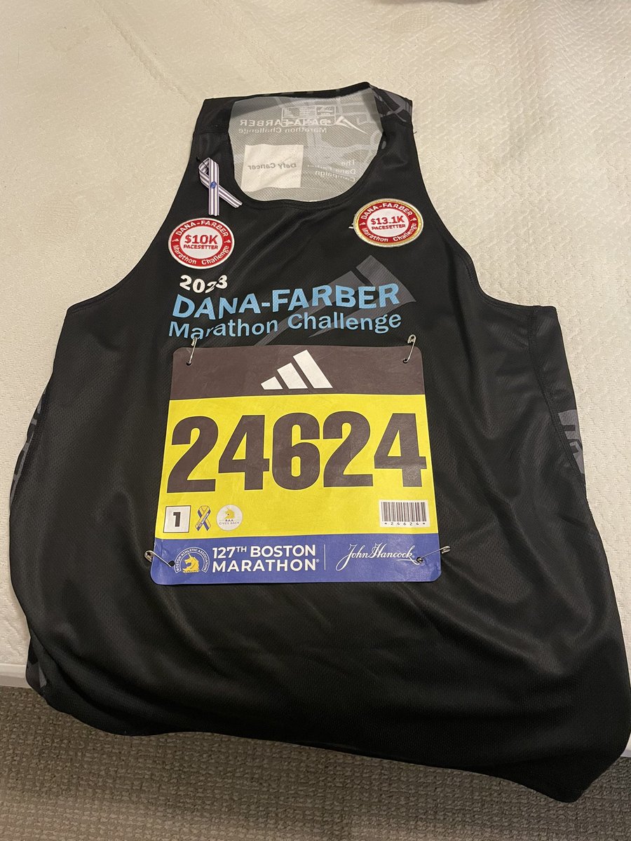 adampellerin's tweet photo. It’s almost here. Let’s do this! @DanaFarber @bostonmarathon #rundfmc https://t.co/irYBKifFHi