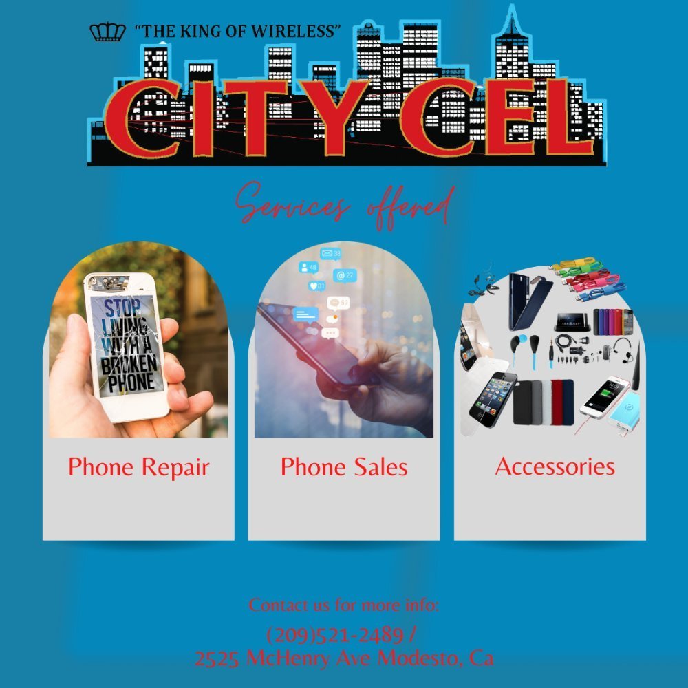 Check out some of the services we offer.

#citycel #mellakconsulting #mobilephone #cellphone #cellphonerepair #accessories #phonecases #phonechargers #bluetooth #unlockedphones