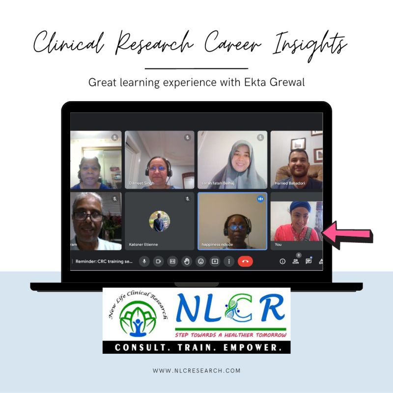 NewLifeResearch's tweet photo. Join the 12-week fully online #clinicalresearch training program and gain job-ready skills for an exciting career. Get a supportive learning community, expert guidance, and practical experience opportunities. Register now at https://t.co/Ywpl7EKwpD #nlcresearch #career #jobseeker https://t.co/vacxLVAZ1d