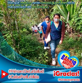 Los colaboradores en Venezuela bastión en la Misión Barrio Adentro. Salvando vidas, llevando esperanza. #20AniversarioBarrioAdentro #CubaPorLaVida #CubaCoopera <a href="/MINSAPCuba/">Ministerio de Salud Pública de Cuba</a> <a href="/japortalmiranda/">José Angel Portal Miranda</a> <a href="/MinSaludVE/">MPPSalud</a> <a href="/MagaGutierrezV/">Magaly Gutiérrez Viña</a>