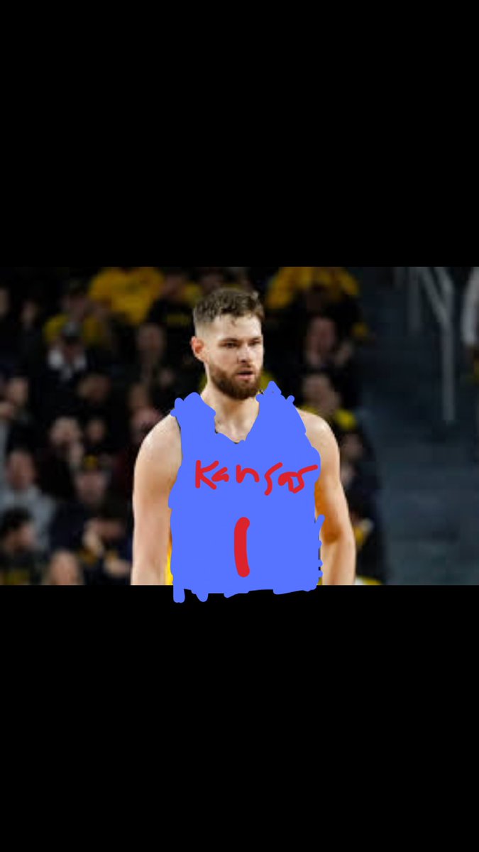 Holdent08855172's tweet photo. First look at Hunter Dickinson in a Kansas jersey https://t.co/fLDZ2Lhsv9