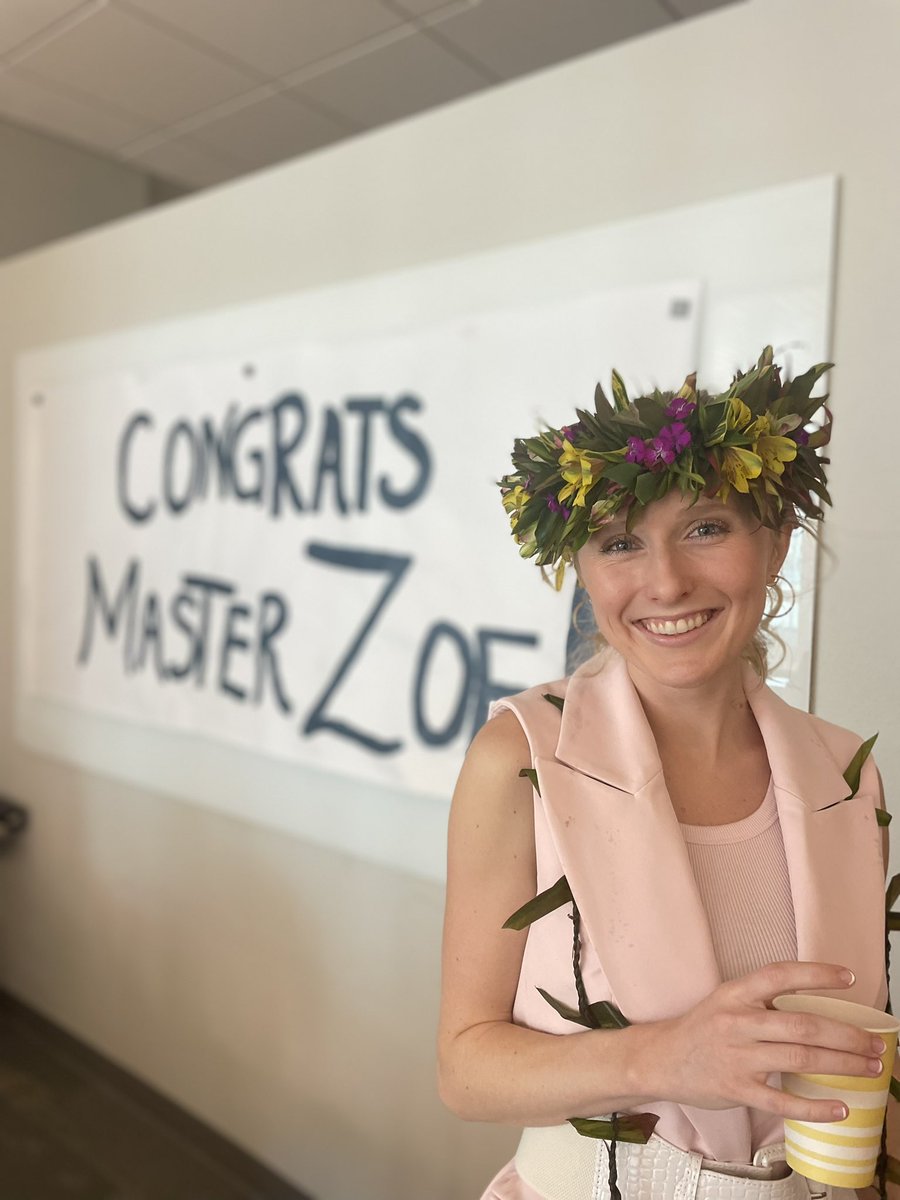 A successful master’s defense😊 over the moon with gratitude for all the people who have supported me on this journey! #coralmicrobiome #coralecology <a href="/theBahrLab/">Bahr Marine Ecology Lab</a>