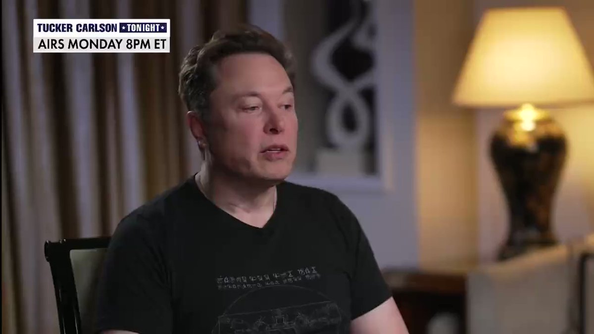 TheInsiderPaper's tweet photo. JUST IN - Elon Musk tells Tucker Carlson that various government agencies had full access to everything that was going on Twitter.. including people's DMs (direct messages). 

Full interview on 8 pm ET Monday https://t.co/et6YhDxMY8