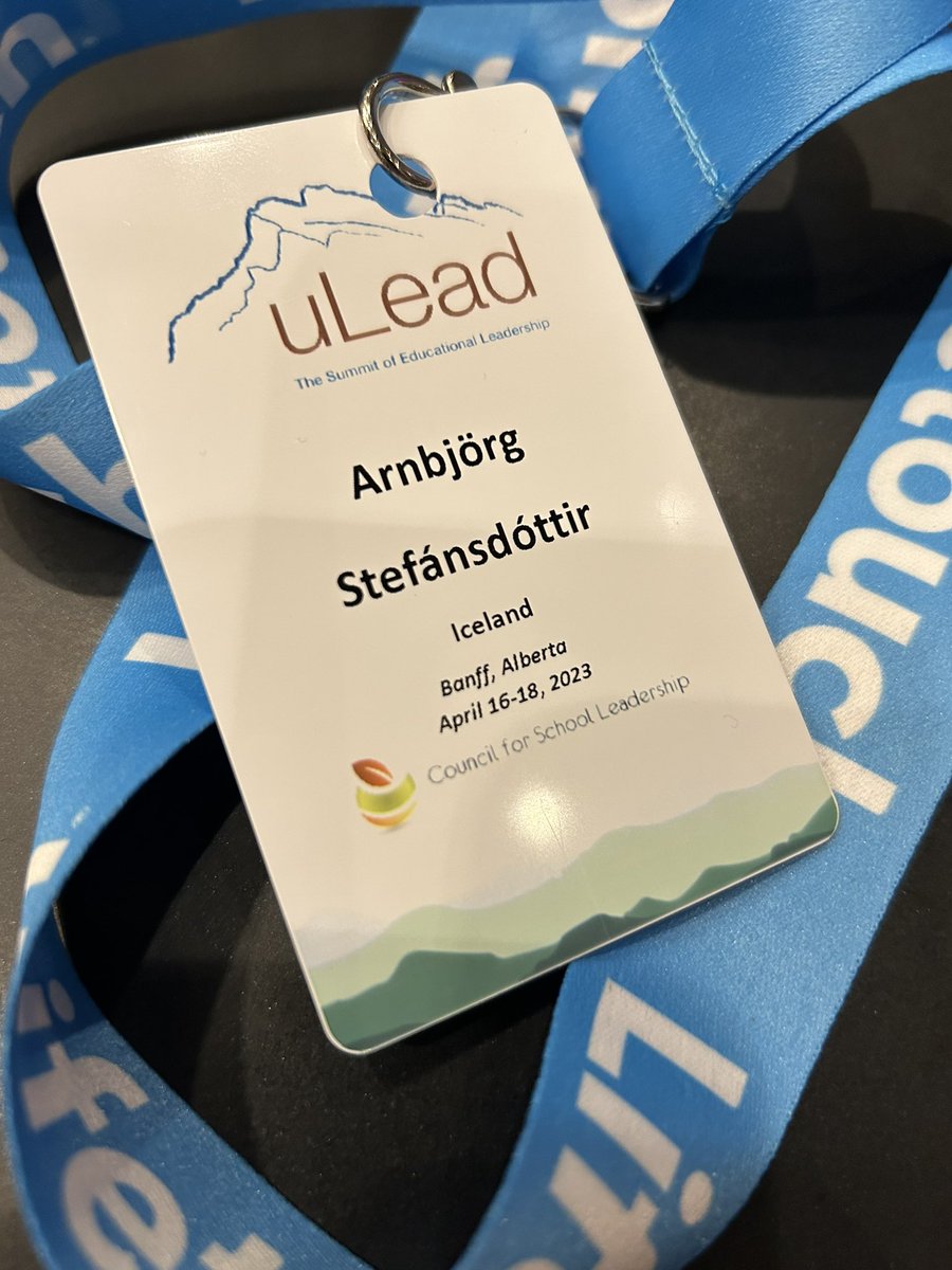 Þessi veisla er að byrja 👏👏 #ulead2023 #skólastjórnun #menntaspjall
