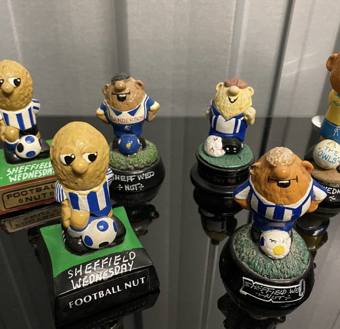 Nuts about #swfc #theowls #sheffieldwednesday #wawaw #UTO #sheffwed #football #collector #memorabilia 🥜🦉⚽️