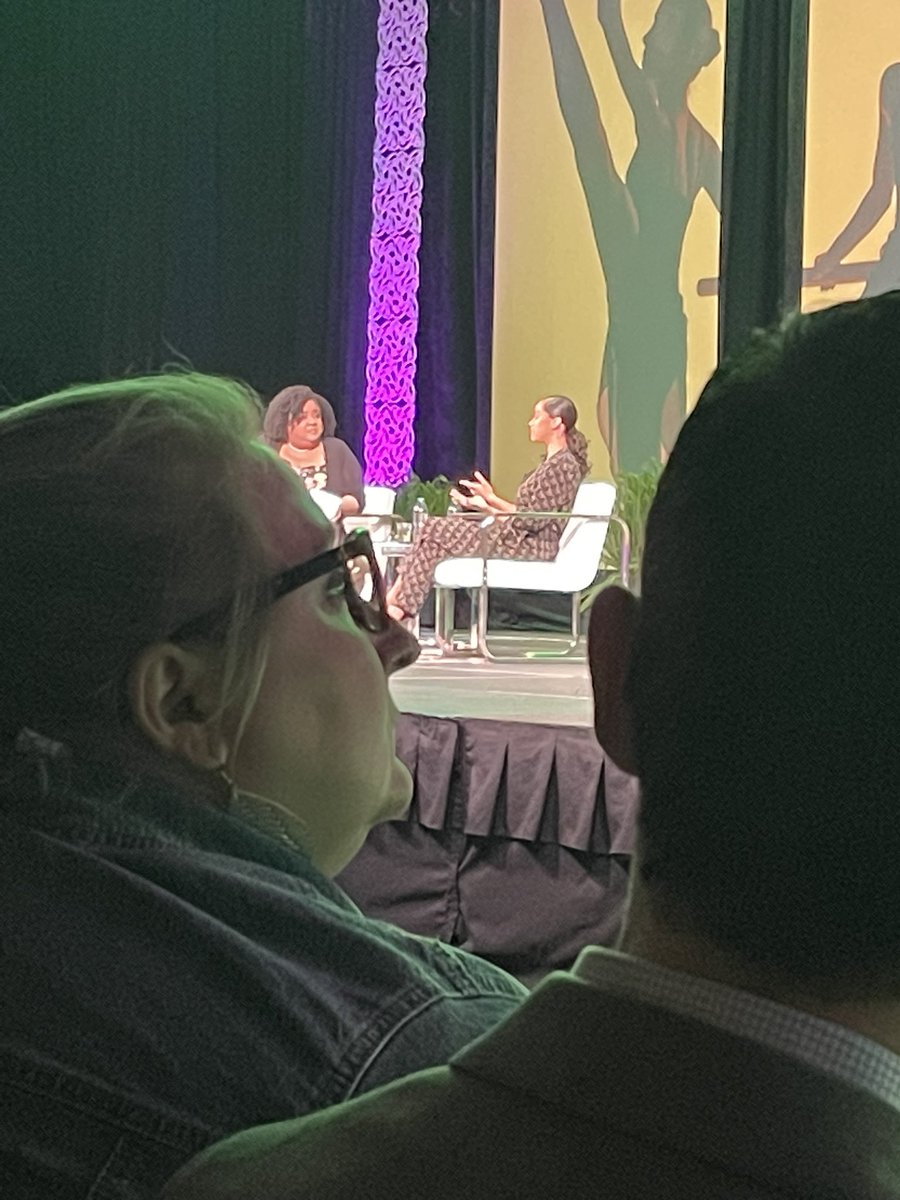 RebeccaFDutton's tweet photo. @mistyonpointe sharing the story of her first ballet class on a basketball court at the Boys and Girls Club when she was 13… charities and philanthropy change lives everyday. Incredibly inspiring. #AFPICON https://t.co/AfgNYWOAU4