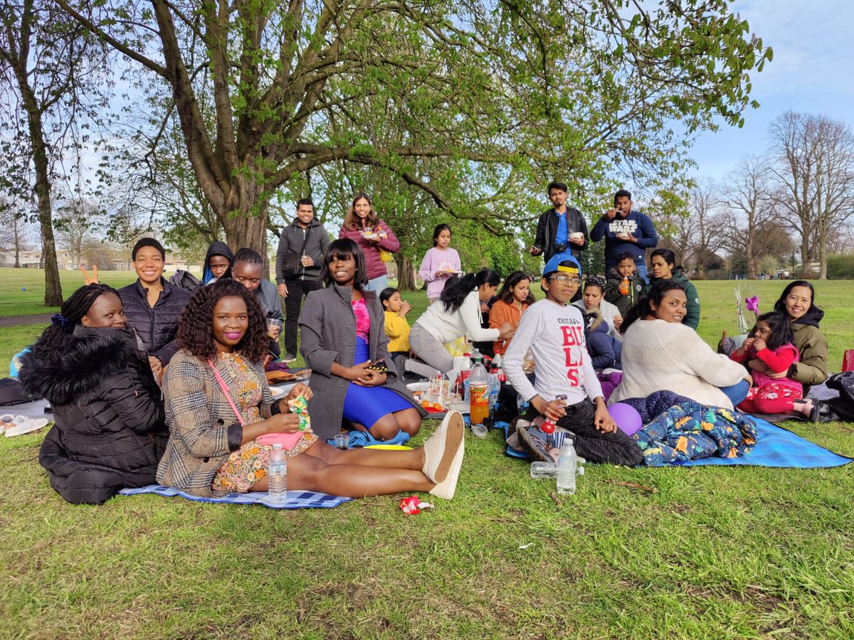 ISDMC_NGH's tweet photo. ISDMC planned yet another picnic in the park for IENs. Unlimited fun, laughter,games and food. This time we had our children join us and they made new friends too @SDM_NGH  @NGHnhstrust @nghREACH @SarahCoiffait @emlambert8 @debshan65  @HeidiSmoult https://t.co/0nUNI71X9V