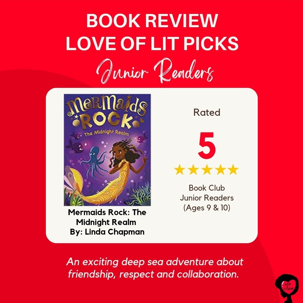 If you're looking for an underwater adventure,  check out #MermaidsRock (Book 4 The Midnight Realm) by Linda Chapman.

Great book about mystery, adventure and friendship. 5⭐️ from ou readers in Grades 4 &amp; 5.
🧑🏾👧🏿💕📚🇨🇦
#RepresentationMatters