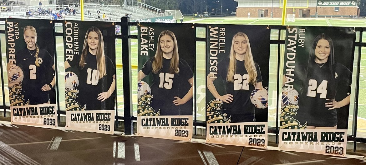 CRHS_GirlSoccer's tweet photo. We hope to see you at The Pit this Tuesday as we celebrate our 5 seniors prior to our match against Northwestern High School!

@norapampreen
@a10cooper 
@WindischBrielle 
@RubyStayduhar 

@CoachSchmidt2 @FortPrep @catawba_ridge @CatawbaRidge @CatawbaRidgeTV https://t.co/sdnVHBQNdN