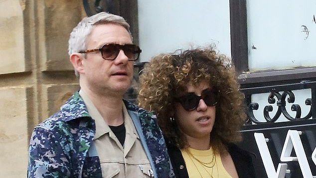 Martin and Rachel in London (I refuse to post a link to the source, it's the DailyFail) #martinfreeman