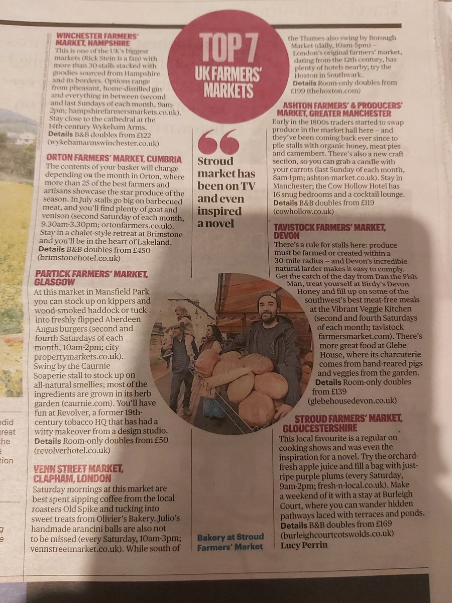 Top farmers markets #partick #glasgow  caurnie soaperie gets a mention  as a place to stock up on  our herb grown smellies #allnatural   we are there next sat  as usual