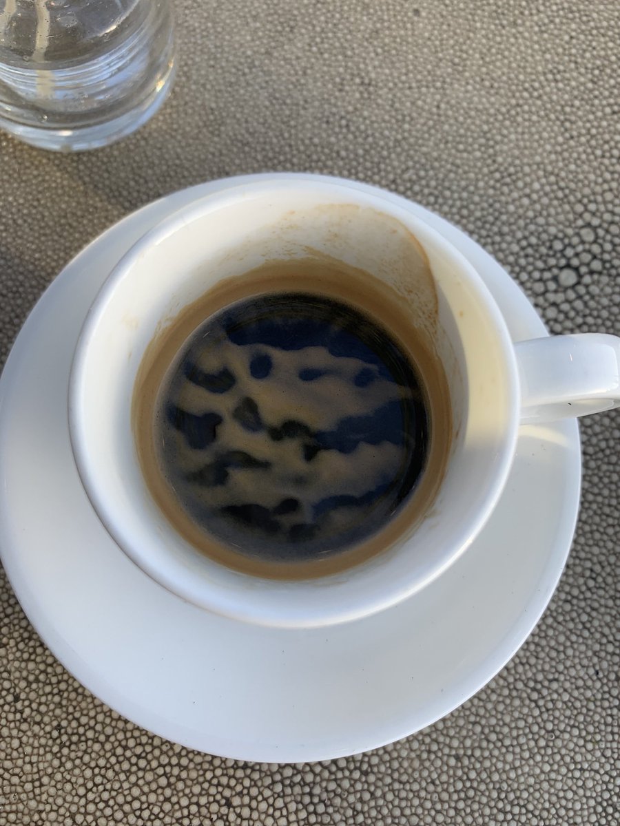 woollensocks's tweet photo. Breaking news: T-Rex skull revealed in my wife’s coffee. #JurassicCrema #highendcontent #BleakExpectations @BleakExpPlay 
#marketing
#ammarketing https://t.co/lDmfYakyJk