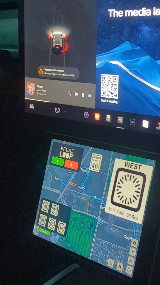 KotanuCheetah's tweet photo. #Vegas Tesla tunnel feels kinda sketch ngl, ride was uneventful but a steering assist warning down there seems iffy https://t.co/AnMoqcraws